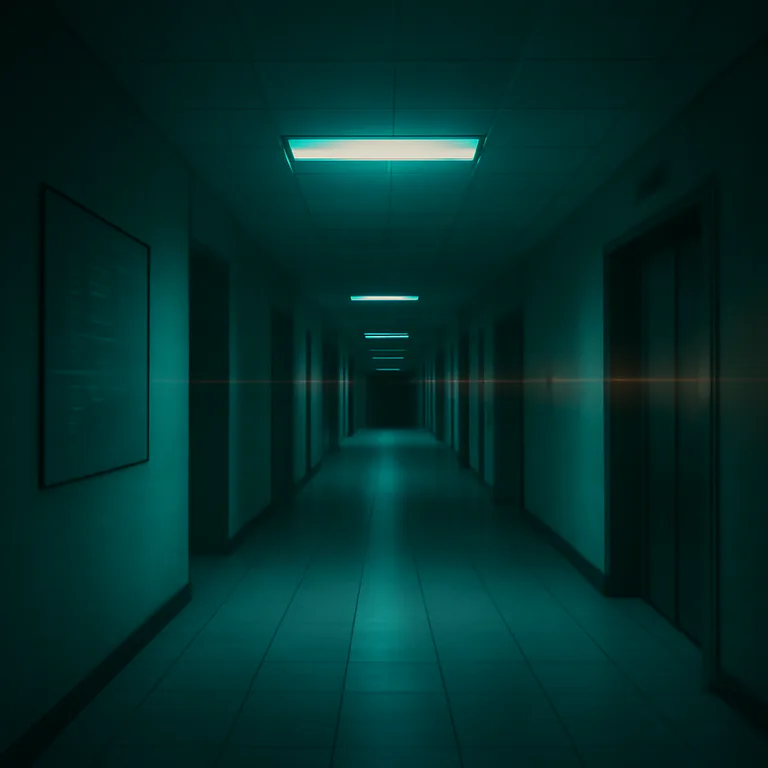 The Floor That Refreshes Itself — Liminal spaces cover