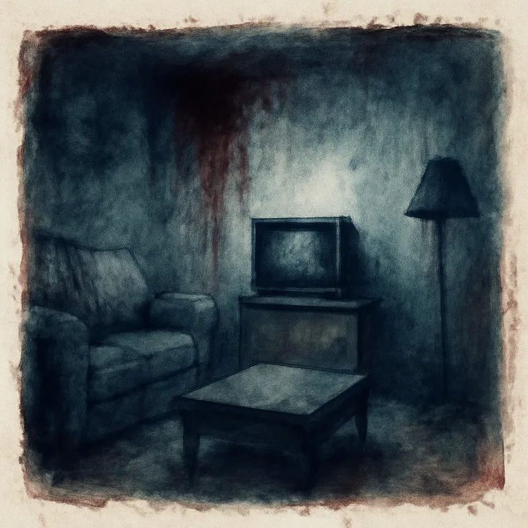 The Living Room Listens Back — Analog horror cover