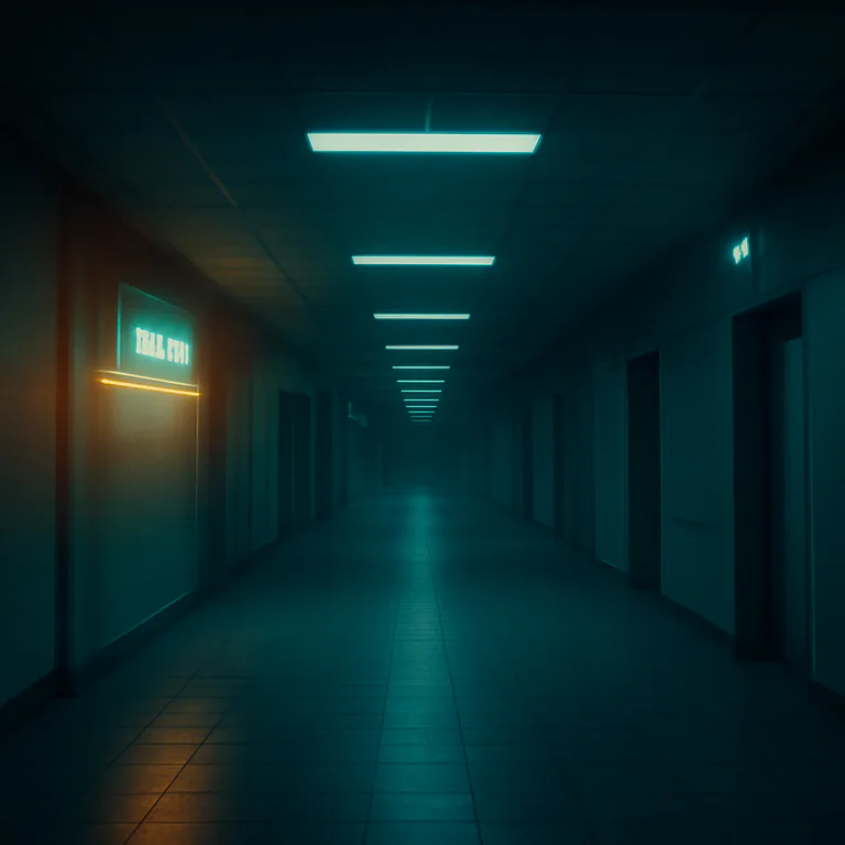 The Corridor Learns My Name — Liminal spaces cover